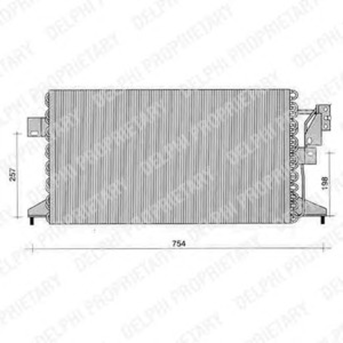Конденсатор кондиционер DELPHI TSP0225247