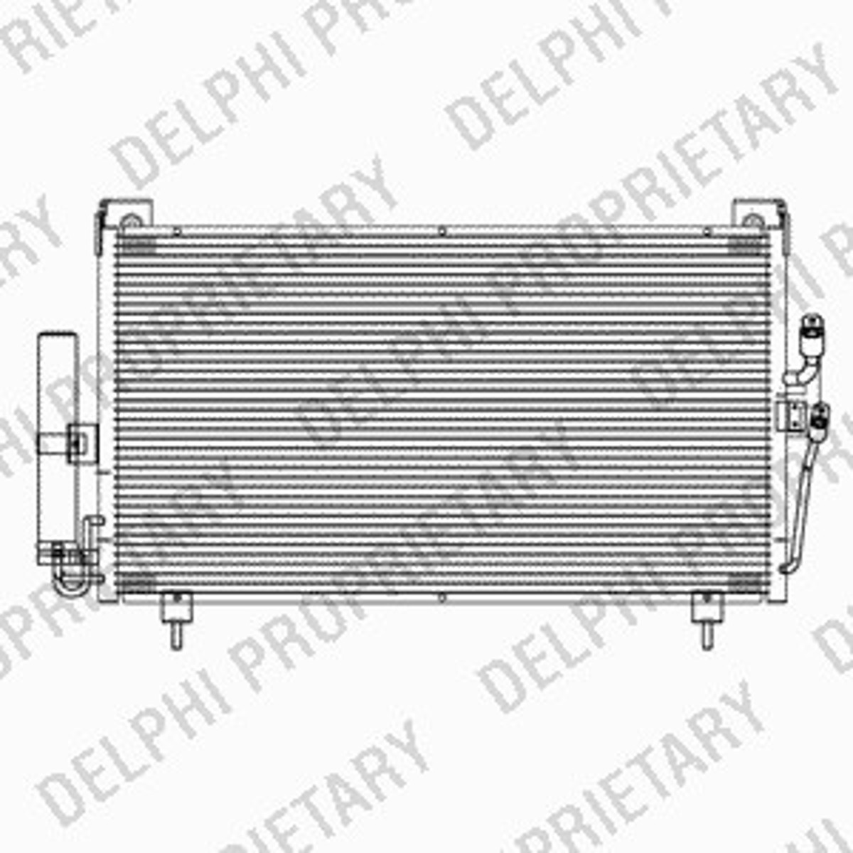 Конденсатор кондиционер DELPHI TSP0225614