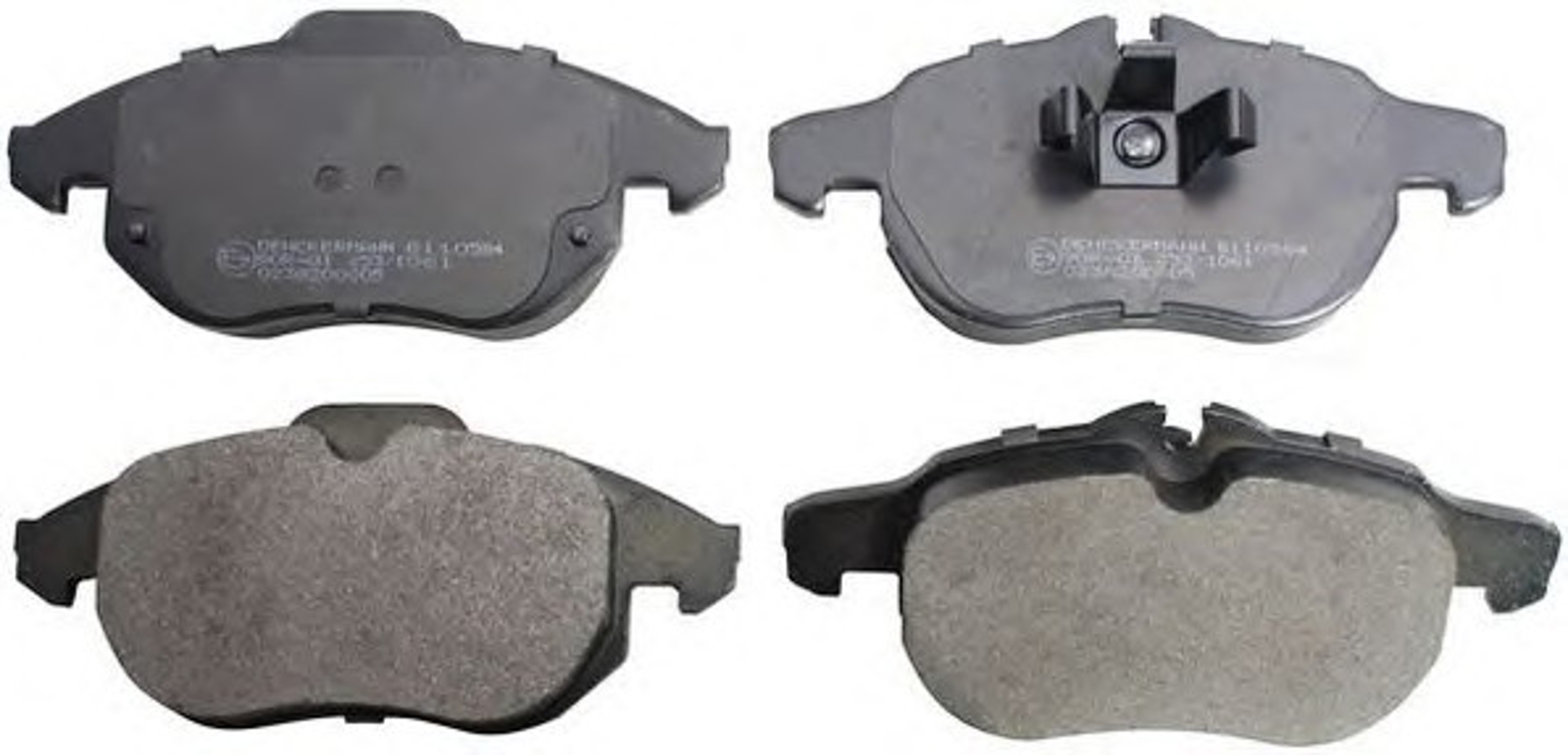 Колодки тормозные дисковые DENCKERMANN B110584