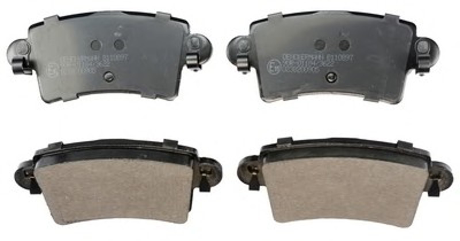 Колодки тормозные дисковые DENCKERMANN B110897