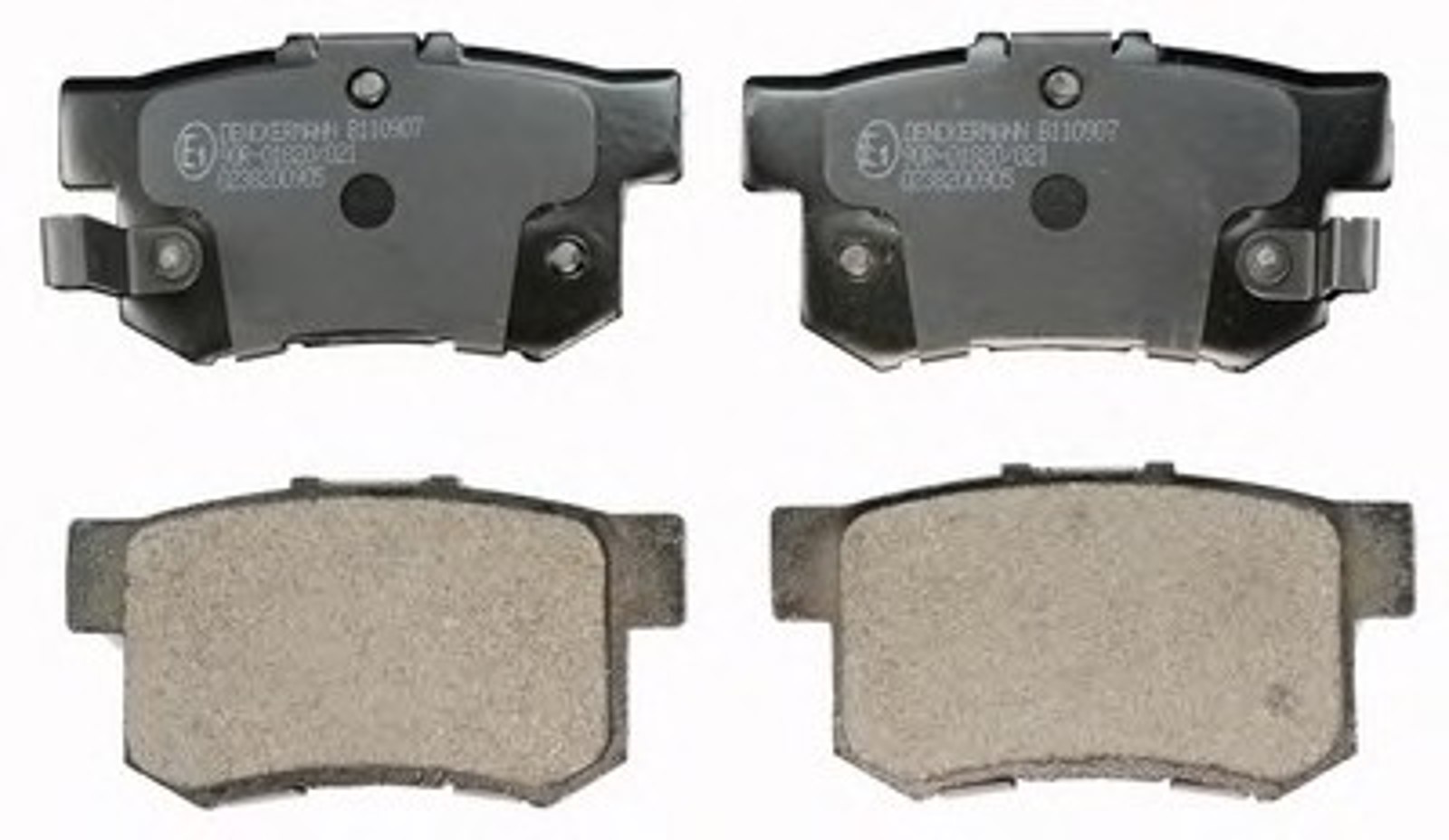 Колодки тормозные дисковые DENCKERMANN B110907
