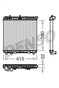 Радиатор системы охлаждения DENSO DRM07011