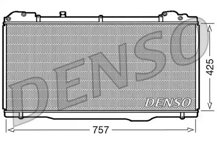 DRM23023 DENSO Радиатор системы охлаждения