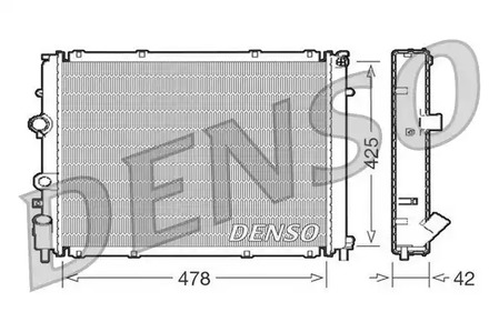 Радиатор системы охлаждения DENSO DRM23031