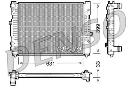 Радиатор системы охлаждения DENSO DRM32029