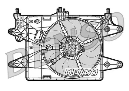 Вентилятор радиатора DENSO DER09081