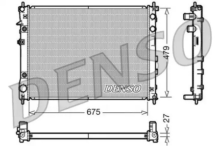 DRM36012 DENSO Радиатор системы охлаждения