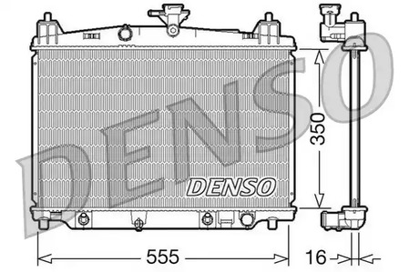 Радиатор системы охлаждения DENSO DRM44018