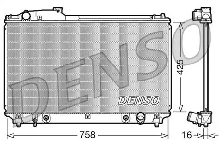 Радиатор системы охлаждения DENSO DRM51003