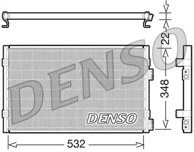 Радиатор кондиционера DENSO DCN06002