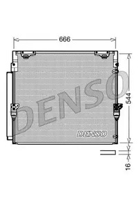 DCN50036 DENSO Радиатор кондиционера