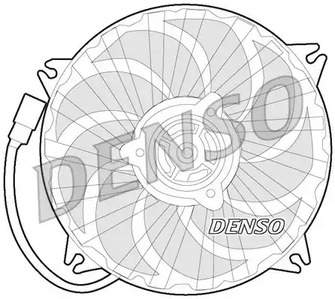 DER07007 DENSO Вентилятор радиатора