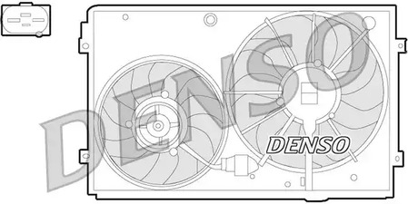 DER32011 DENSO Вентилятор радиатора