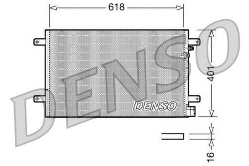 Радиатор кондиционера DENSO DCN02006