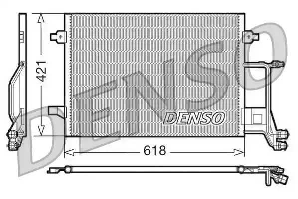 DCN02013 DENSO Радиатор кондиционера