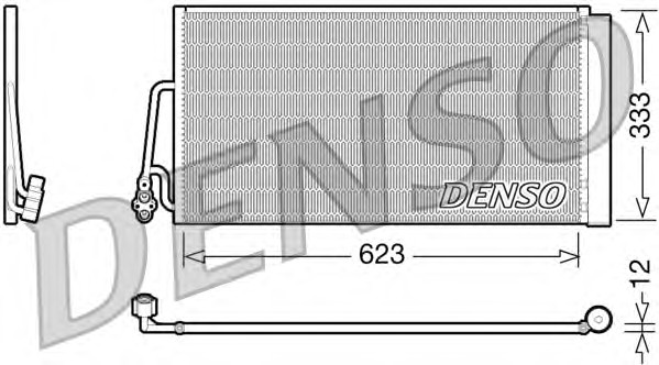 Конденсатор кондиционера DENSO DCN05102