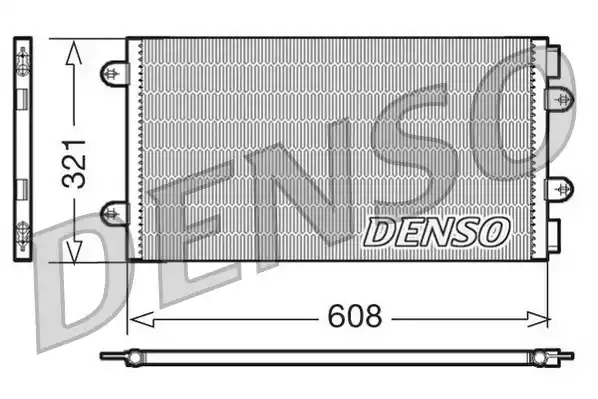 Радиатор кондиционера DENSO DCN09104