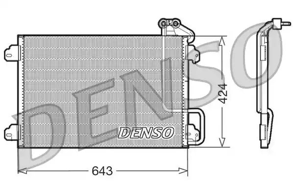 Конденсатор кондиционера DENSO DCN23013