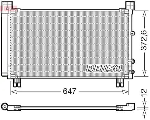 Радиатор DENSO DCN50053