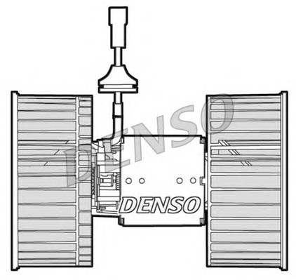 Вентилятор отопителя DENSO DEA12002
