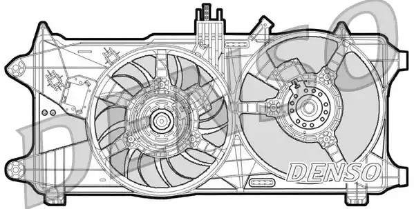 Вентилятор радиатора DENSO DER09026