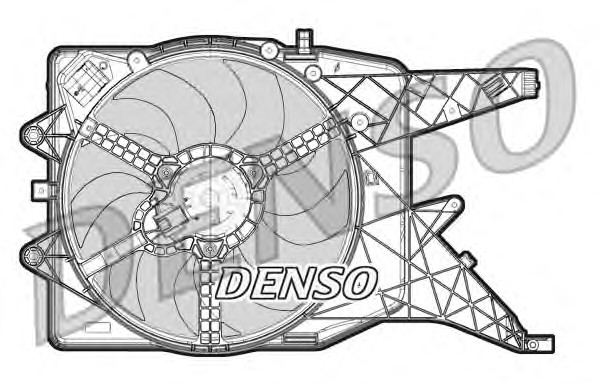 Вентилятор охлаждение двигателя DENSO DER20011