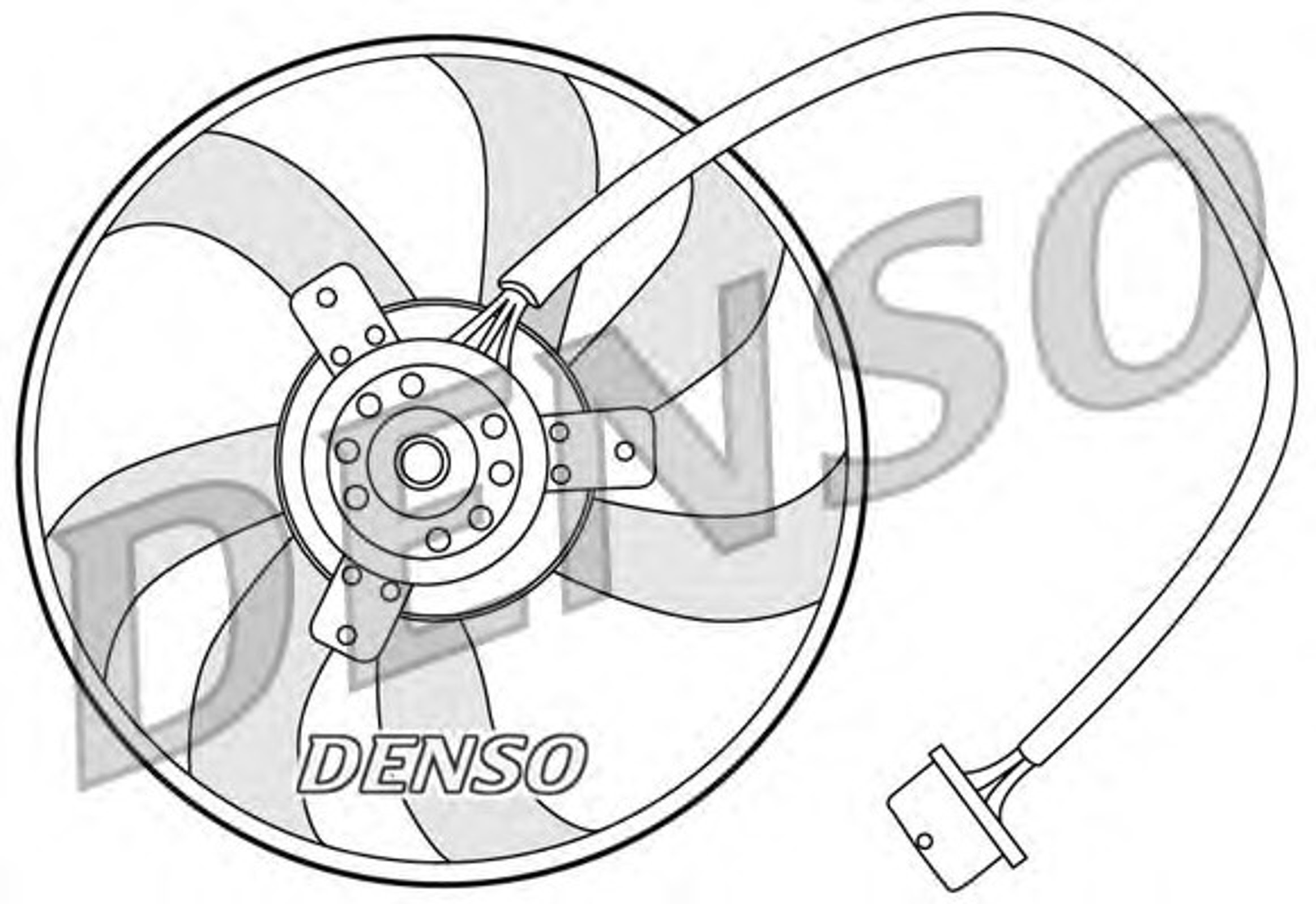 Вентилятор радиатора DENSO DER32003