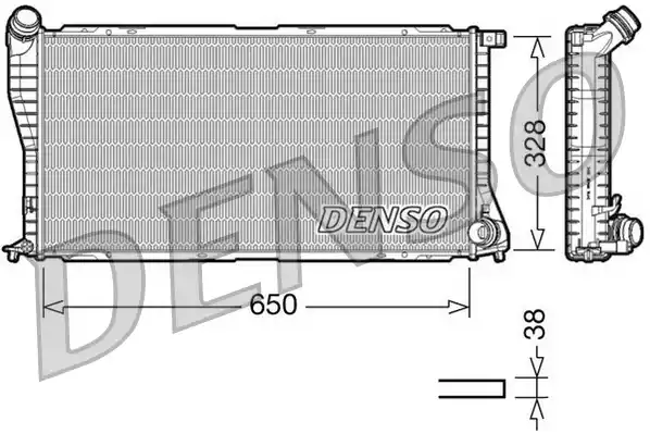 DRM05002 DENSO Радиатор системы охлаждения