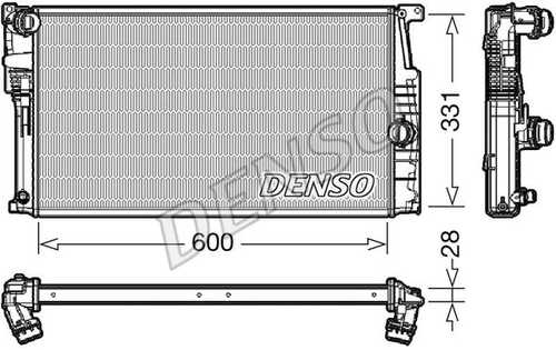 Радиатор охлаждения DENSO DRM05014