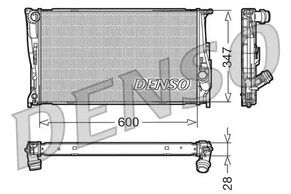 DRM05111 DENSO Радиатор системы охлаждения