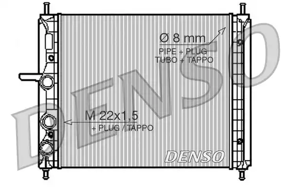 DRM09150 DENSO Радиатор системы охлаждения