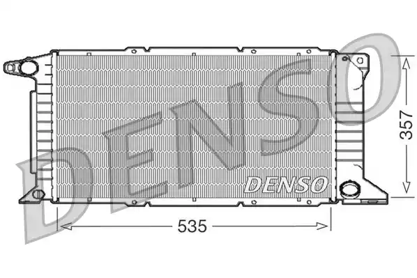 Радиатор охлаждения двигателя DENSO DRM10101