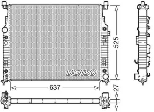 DRM17056 DENSO Радиатор системы охлаждения