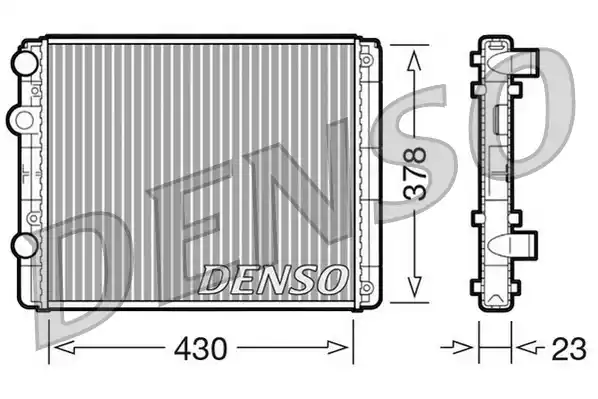 Радиатор системы охлаждения DENSO DRM32030