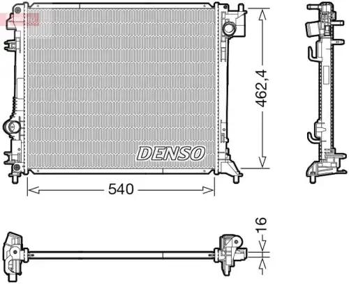 Радиатор DENSO DRM46062