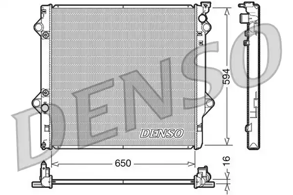 DRM50036 DENSO Радиатор системы охлаждения