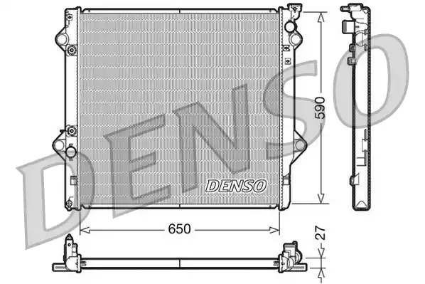 DRM50047 DENSO Радиатор системы охлаждения