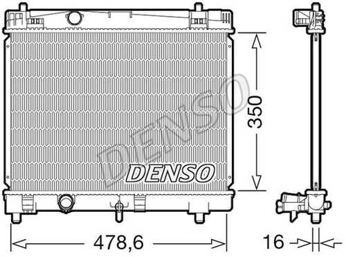 Радиатор DENSO DRM50103