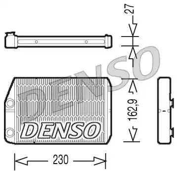 Радиатор отопителя DENSO DRR09034