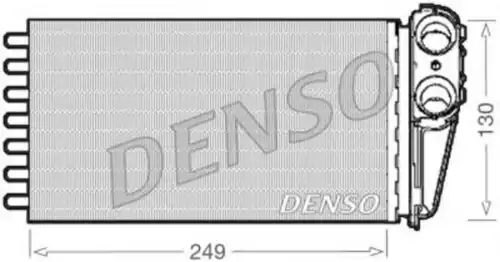 Радиатор печки DENSO DRR21001