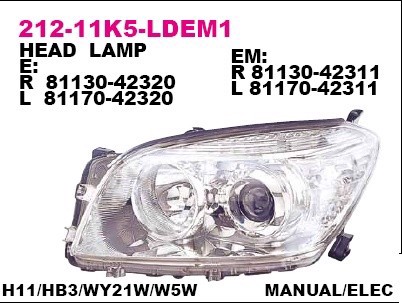 Фара DEPO 212-11K5L-LDEM1