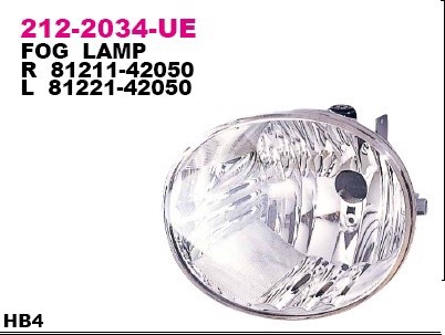 Фара противотуманная DEPO 212-2034R-UE