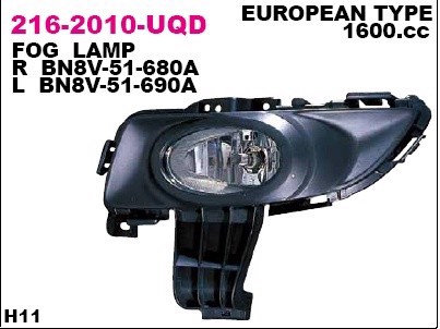 Фара противотуманная DEPO 216-2010L-UQD