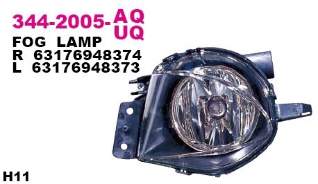 Фара противотуманная DEPO 344-2005R-UQ