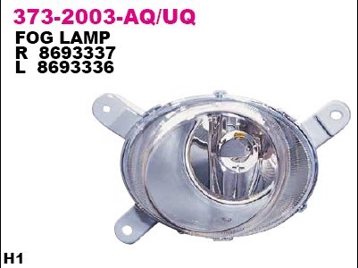 Фара противотуманная DEPO 373-2003L-UQ