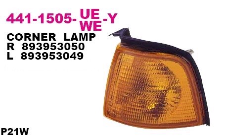 441-1505L-UE-Y DEPO Фонарь указателя поворота