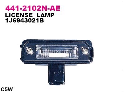 441-2102N-AE DEPO Фонарь подсветки номера