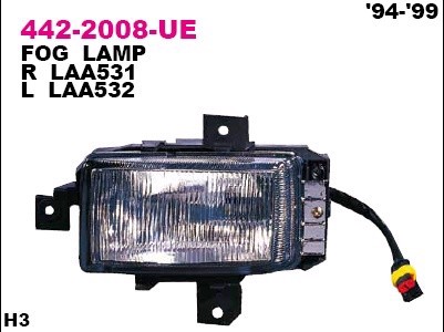 Фара противотуманная DEPO 442-2008L-UE