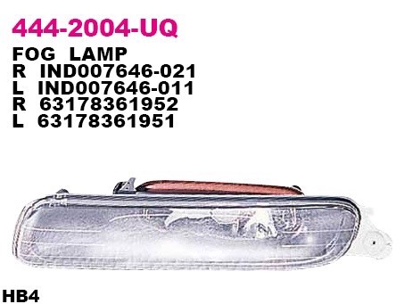 Фара противотуманная DEPO 444-2004R-UQ