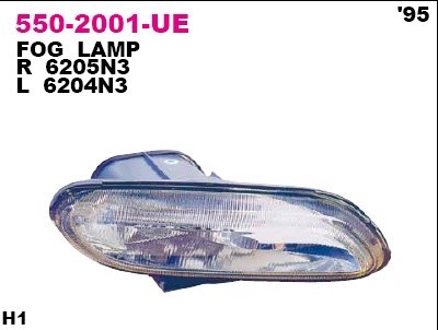 Фара противотуманная DEPO 550-2001L-UE